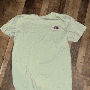 The North Face Men's Mint Green Graphic T-Shirt - Great Condition!
